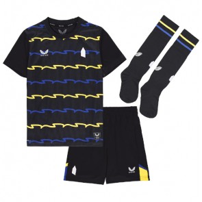 Everton Michael Keane #5 Tredjetrøje Børn 2025-26 Kortærmet (+ Korte bukser)